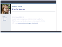 Tablet Screenshot of kamilasommer.net